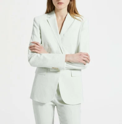 NWT Theory Classic Blazer Jacket, Eco Crunch Wash, Mint Cream Size 6, 8 $495 - Image 1 of 4