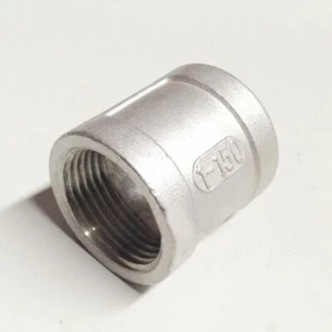 3/8" BSP Equal Female Casting 304 SS Pipe Fitting Coupling Connector water - Picture 1 of 3