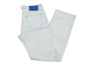 NEW STEFANO RICCI Luxury Jeans LOGO Cotton Size 34 Us 50 Eu (JC255) - Picture 1 of 3