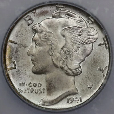 1941 10c Mercury Dime - ICG MS 66 FB - Image 1 of 4