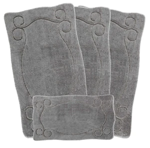 ROMANY GYPSY WASHABLE 4PCS MAT SET, CARAVAN TOURER SIZES 67X120CM Elvin - Picture 1 of 38