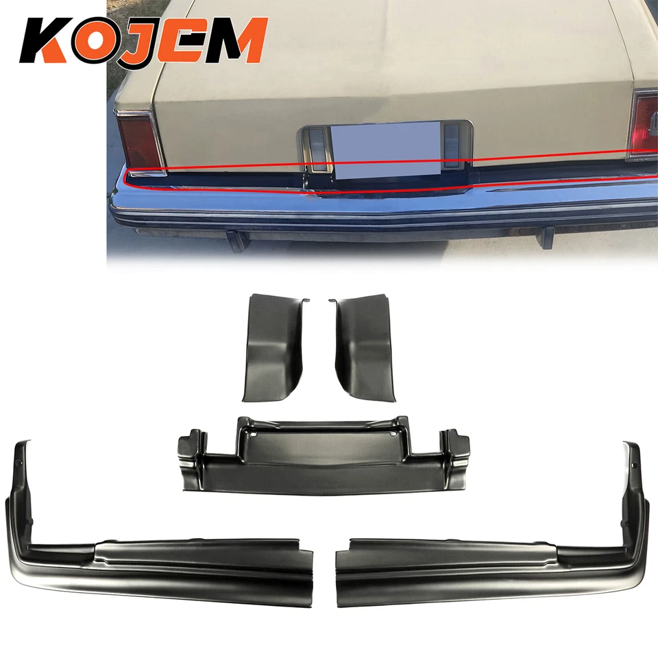 Rellenos de parachoques trasero para Cadillac Seville 1976-1979 (5 piezas)-pintados Foto 1 de 4