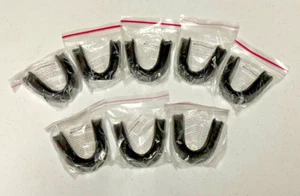 NEW! 8 (eight) adult mouthpieces mouthguards - black - MMA boxing - Picture 1 of 3
