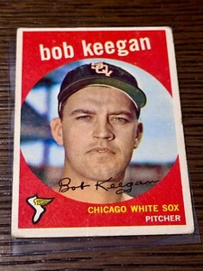 1959 Topps - Bob Keegan #86 - Chicago WHITE SOX - EX - Free Shipping - Picture 1 of 2
