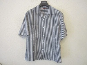 Barena Venezia Solana Striped Seersucker Cotton-Silk-Blend Men's Shirt - Picture 1 of 9