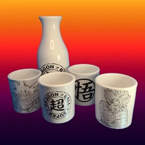 Dragon Ball Z 5 Piece Ceramic Sake Drinkware Set - Picture 1 of 4