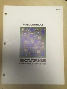 1980 Bourns Inc Catalog ~ Panel Controls Potentiometers ~ Selection Guide - Picture 1 of 4
