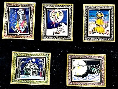 Disney Nightmare Before Christmas 5 Spinner 500 LE IN Black Enamel Box- 02 event - Image 1 of 4