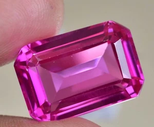 Natural Pink Ruby 28.00 Ct Emerald Certified Flawless Loose Gemstone From Mogok - Picture 1 of 7