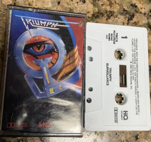 Vintage 1987 TRIUMPH Surveillance Rock Cassette Tape Rare NICE - Picture 1 of 3