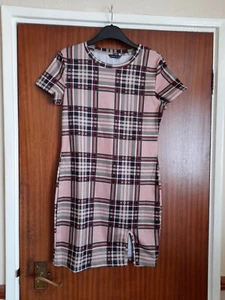 Shein Plaid Shift Dress Size L - Picture 1 of 3