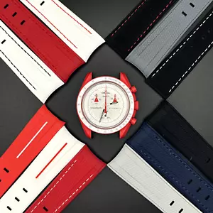 Watch Straps for Omega X Swatch MoonSwatch Mission to Mars - Moon watch - Picture 1 of 115