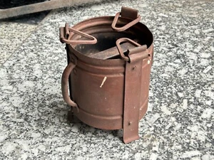 VINTAGE RUSTICO FERRO COTTURA E RISCALDAMENTO LEGNA CARBONE BRACIERE PICCOLO FERRO SIGDI - Foto 1 di 12