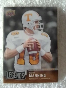 2014 upper deck football Legends Peyton Manning Card #9. - Picture 1 of 4