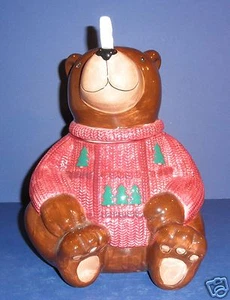 Bear Cookie Jar - St. Nicholas Square- 1999 - in Box - Picture 1 of 7