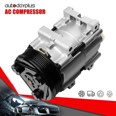 A/C AC Compressor For 1995-2004 Ford Mustang 1996-1997 Ford F-250 F-350 - Image 1 of 4