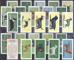 AMALGAMATED TOBACCO-FULL SET- DOGS 1958 (25 CARDS) EXCELLENT - Picture 1 of 4
