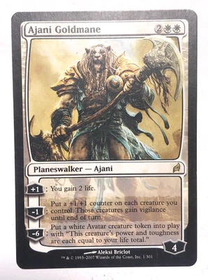 Ajani Goldmane 1/301 Lorwyn MTG Magic the Gathering LP - Image 1 of 2