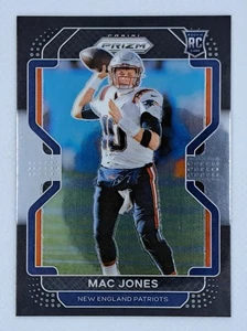 2021 Panini Chronicles Prizm Black Mac Jones RC Patriots Rookie 49ers PB-5 - Bild 1 von 3