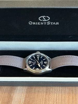 Orient Star Outdoor Watch RK-AU0204L 41mm Blue Made In Japan - image 1 of 4