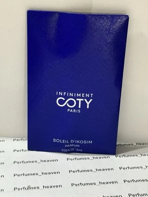 ¡NUEVO LANZAMIENTO! Infiniment Coty Paris SOLEIL D'IKOSIM Perfume Spray 1.5ML Sellado Foto 1 de 2