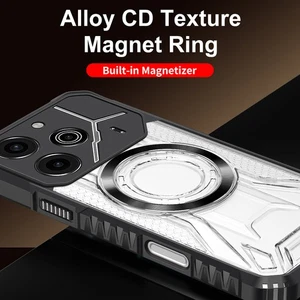 For Tecno Pova 6 Pro Luxury Shockproof Anti-slip Hybrid Armor Clear Case Cover - Picture 1 of 18
