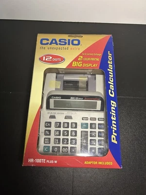 Casio HR-100TMPlus Printing Calculator - Image 1 of 2