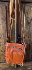 Chinese Laundry, rusty burnt orange colored crossbody purse - Picture 1 of 12
