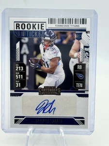 2024 Panini Contenders NFL Football Jabari Small Rookie Ticket Auto TITANS #201 - Picture 1 of 3
