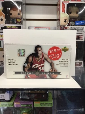 2003 Upper Deck 勒布朗·詹姆斯 32 张卡新秀盒工厂密封签名机会 — 第 1/2 张图片