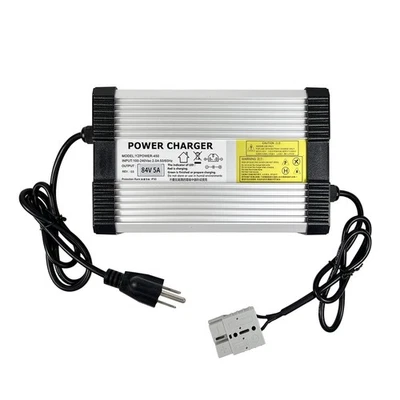 YZPOWER 充电器输出 84V 5A 电池充电器 适用于医疗保健 72V 锂棒... — 第 1/4 张图片