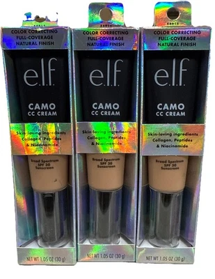 ELF Camo CC Cream #84915 Light 280 N  Read Description - 3 Pack - Image 1 of 3