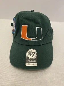 Miami Hurricanes Mütze grün NCAA Final 4 Riemen hinten. Neu mit Etikett - Bild 1 von 4