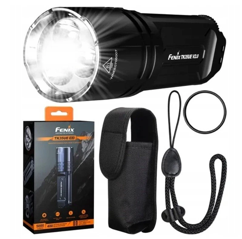 Fenix TK35UE V2.0 - 5000 LUMEN!! Torcia Geocaching Ultimate Edition 18650 - Immagine 1 di 4