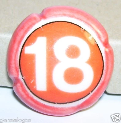 RARE BOUCHON CHAMPAGNE LE 18 SAPEURS POMPIERS FEVE PORCELAINE 3D