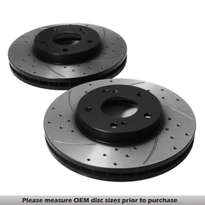 DISCOS DE FRENO DELANTEROS RANURADOS 280mm PARA NISSAN SILVIA 200SX S14 300ZX Z32 - Imagen 1 de 9