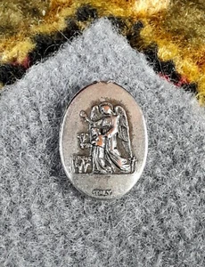 Vintage St. Raphel Pray For Us, Medal Stamped Italy - Picture 1 of 3
