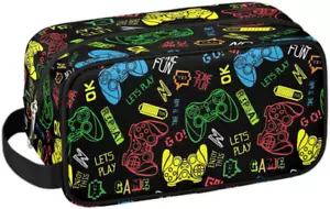 Borsa WC da Viaggio per Ragazzi Bambini, Controller di Gioco Impermeabile Appeso Dopp Kit f - Foto 1 di 11