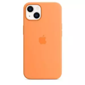 Genuine Apple iPhone 13 Silicone MagSafe Case / Cover - Marigold (Orange) - Picture 1 of 12