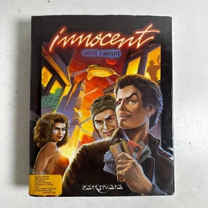 Innocent Until Caught (MS-DOS, 1993) Psygnosis Action & Adventure Video Game - Picture 1 of 16