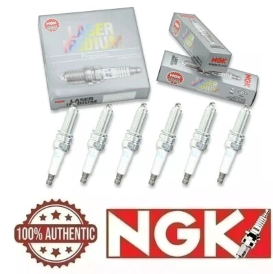 Juego de 6 bujías láser de iridio NGK OEM Honda/Acura V6 ILZKR7B11 12290-R70-A01 Foto 1 de 2