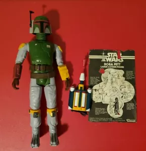 Star Wars Boba Fett große Actionfigur 1979 Gürtel Raketenwerfer Anleitung - Bild 1 von 11