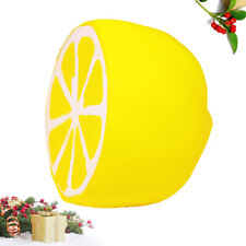 PU Slow Toy Simulation Lemon Slow Rising Toy Practical Decompression Toy Yellow
