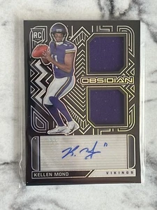 2021 PANINI OBSIDIAN KELLEN MOND RPA ROOKIE PATCH AUTO RC 19/150 VIKINGS - Picture 1 of 5