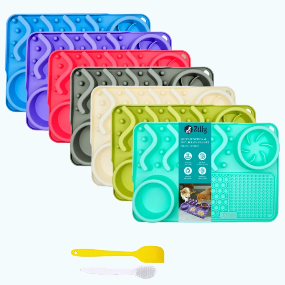 32 pcs in Assorted colors Dog feeding mat available in Bulk lot Wholesale price - Image 1 of 4