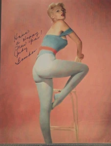 JUDY BAMBER signiertes Foto - Hot Model - 50er/60er Jahre - Hollywood Horror Schauspielerin/Legende! - Bild 1 von 3