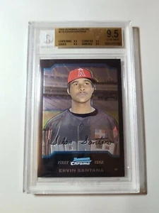 2004 Bowman Chrome #170 ERVIN SANTANA angels rookie BGS 9.5 Gem Mint 0004761780 - Picture 1 of 2