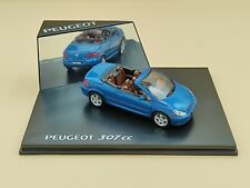 1/43 Peugeot 307 CC Coupé Cabriolet Bleu 2003 Norev ref: 473761