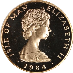 1984 Isle of Man 1 Ounce Gold Angel NGC PF69 Ultra Cameo - STOCK - Picture 1 of 4