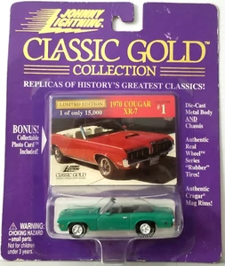 Johnny Lightning Classic Gold Collection 1970 Cougar XR-7 Green #1 Diecast 1:64 - Picture 1 of 3